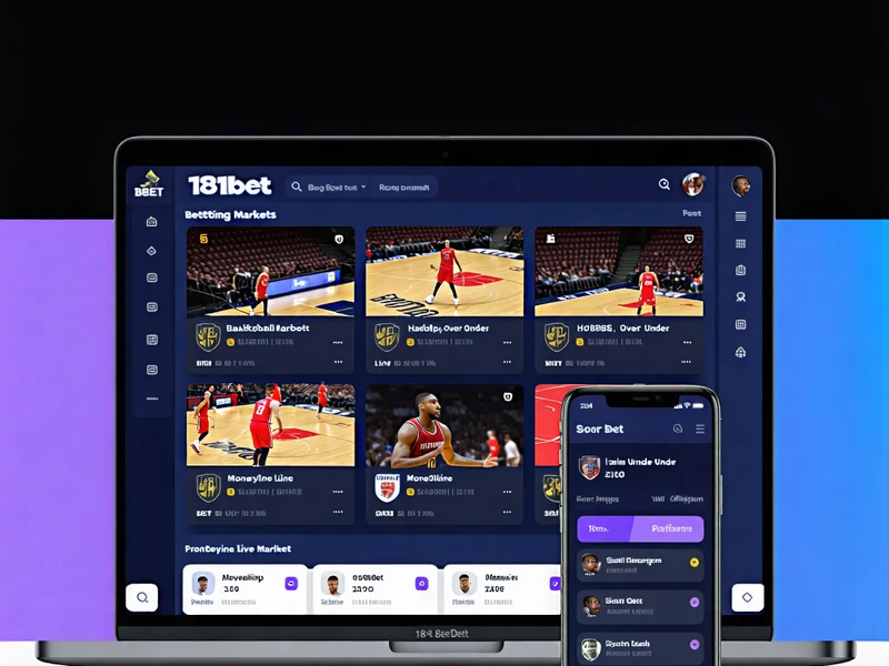 Giao diện các loại kèo cá cược bóng rổ tại 181BET