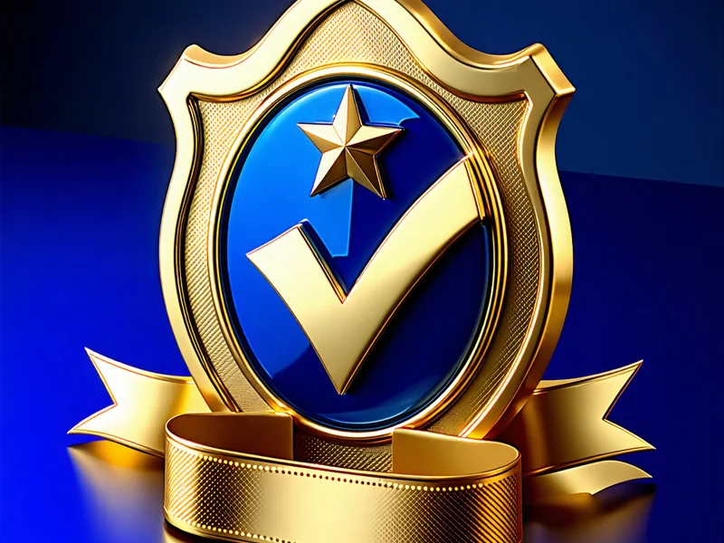 Biểu tượng chất lượng, thể hiện sự xuất sắc trong thiết kế trò chơi và trải nghiệm người dùng tại 181BET.