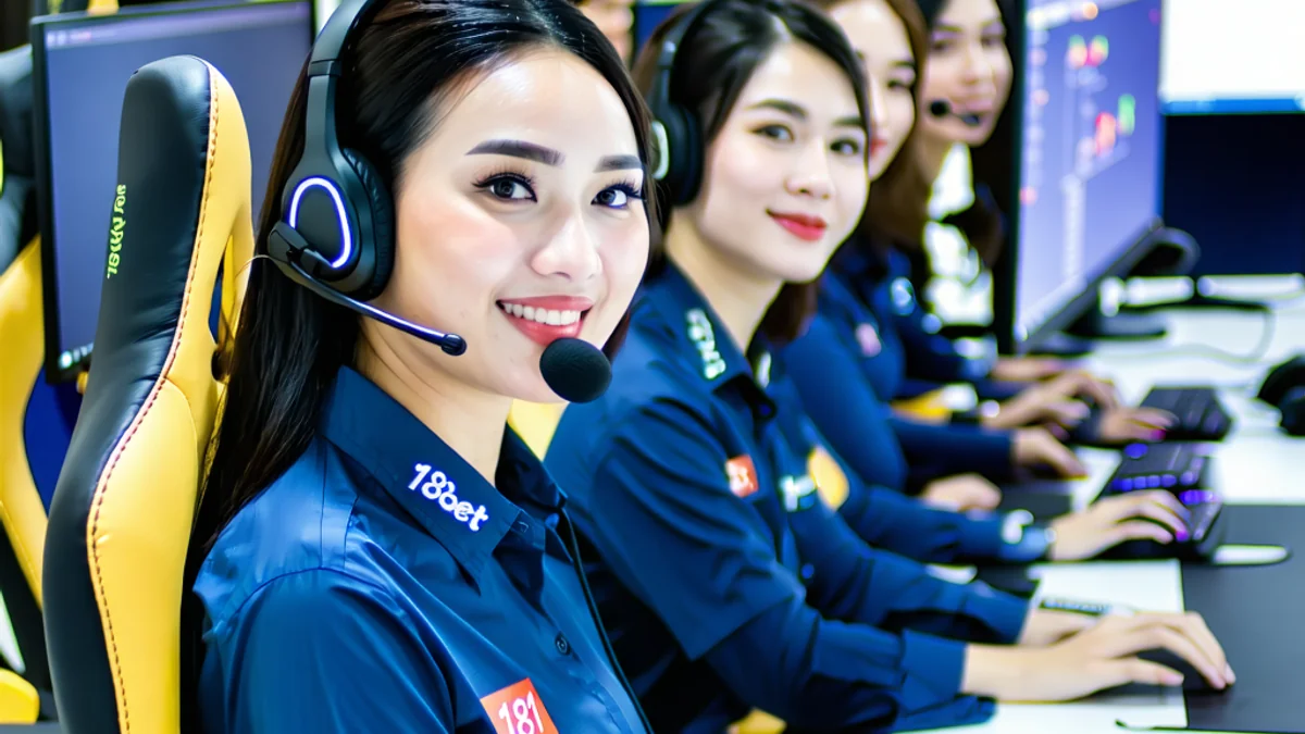 Đội ngũ hỗ trợ khách hàng của 181BET Vietnam