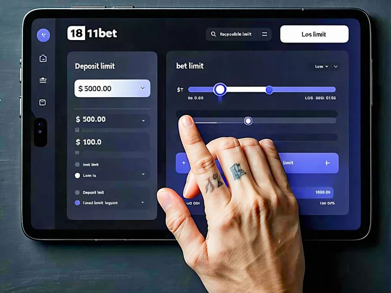 Hình ảnh minh họa việc thiết lập giới hạn cá cược và tiền gửi tại 181BET