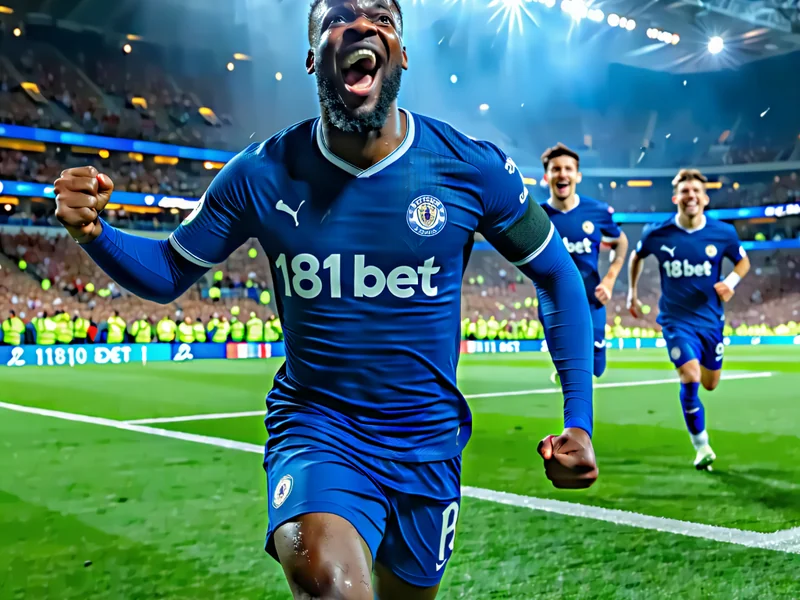 Khoảnh khắc ghi bàn ngoạn mục trong trận đấu bóng đá, logo 181BET