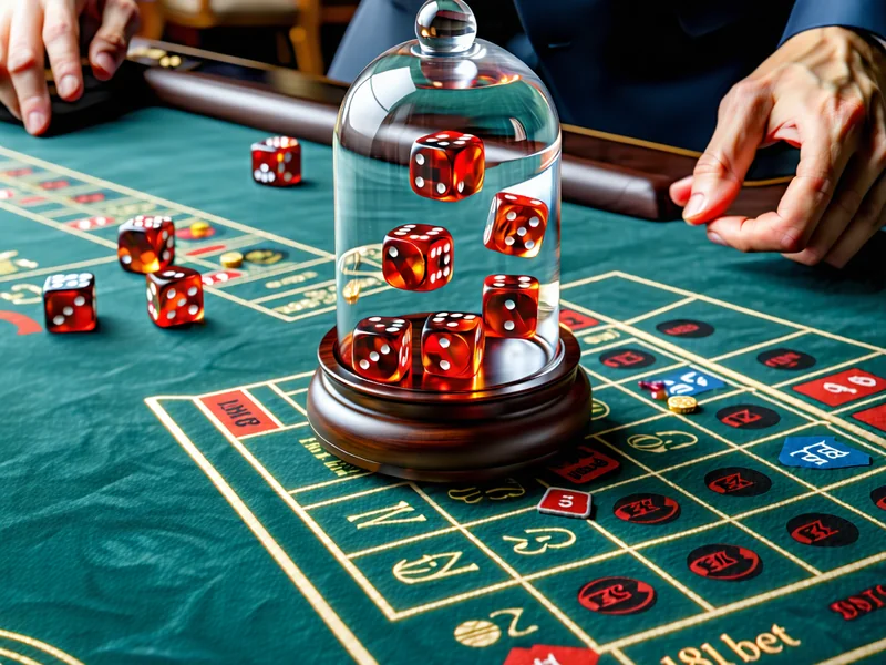 Bàn chơi Sic Bo trực tuyến với người chia bài và xúc xắc tại 181BET