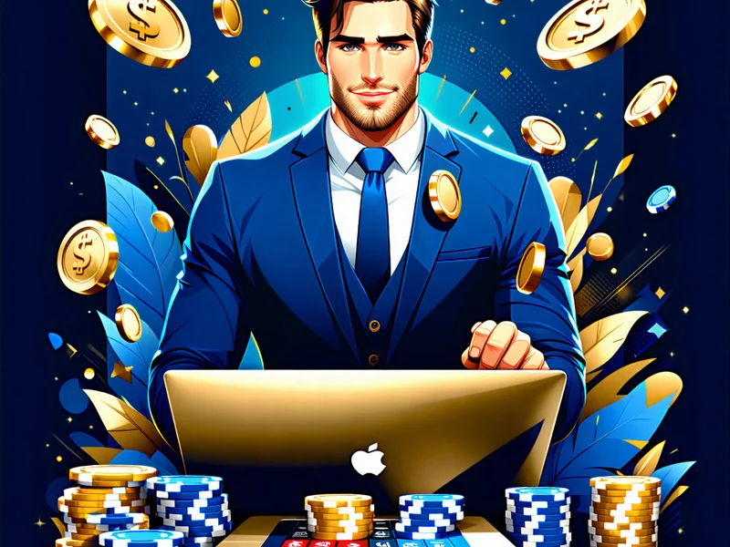 Hình ảnh minh họa các thói quen cờ bạc lành mạnh, với biểu tượng cân bằng và niềm vui