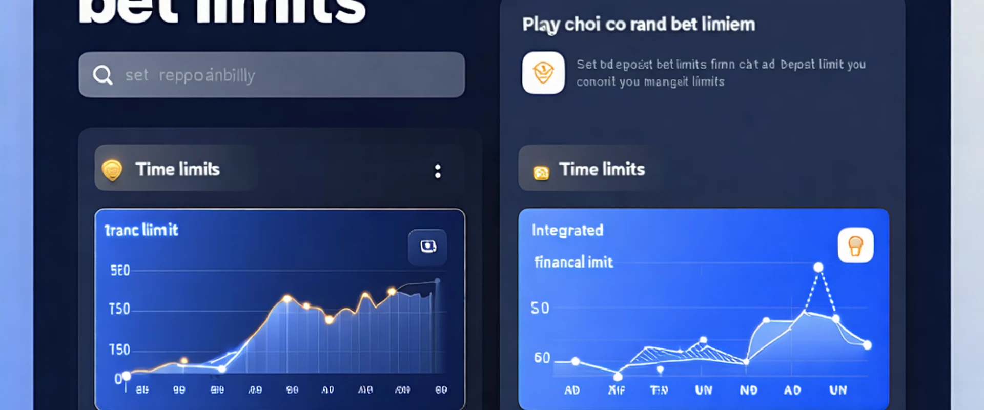 Giao diện thiết lập giới hạn gửi tiền và đặt cược trên 181BET Vietnam, thể hiện kiểm soát tài chính và chơi có trách nhiệm
