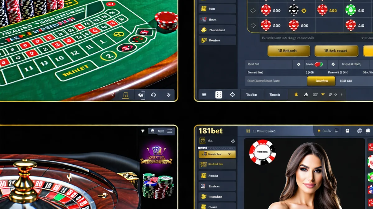 Tổng quan trải nghiệm sòng bạc trực tuyến 181BET với nhiều trò chơi và người chia bài thật