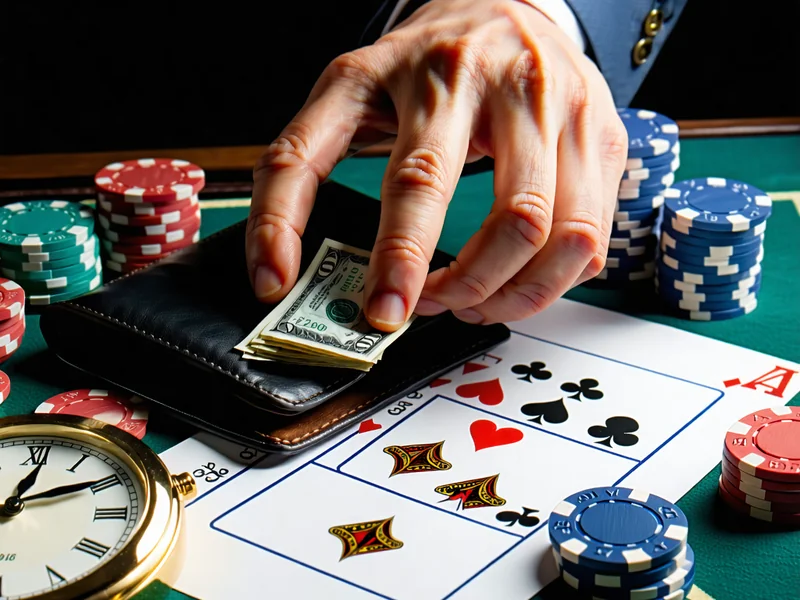 Hình ảnh biểu tượng cho cá cược có trách nhiệm, với đồng hồ và biểu tượng tiền tệ được quản lý, thể hiện sự cam kết của 181BET