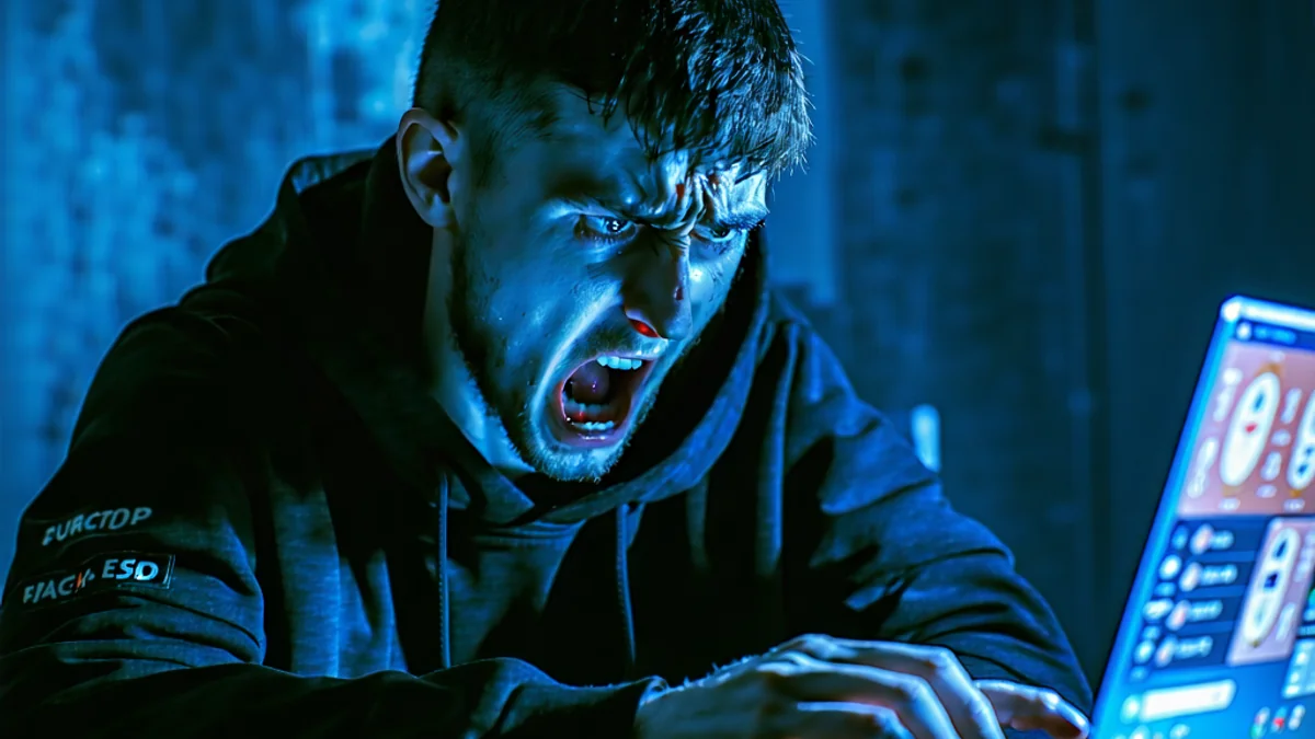 Hình ảnh minh họa các dấu hiệu của cờ bạc có vấn đề, với hình ảnh một người đang lo lắng hoặc căng thẳng