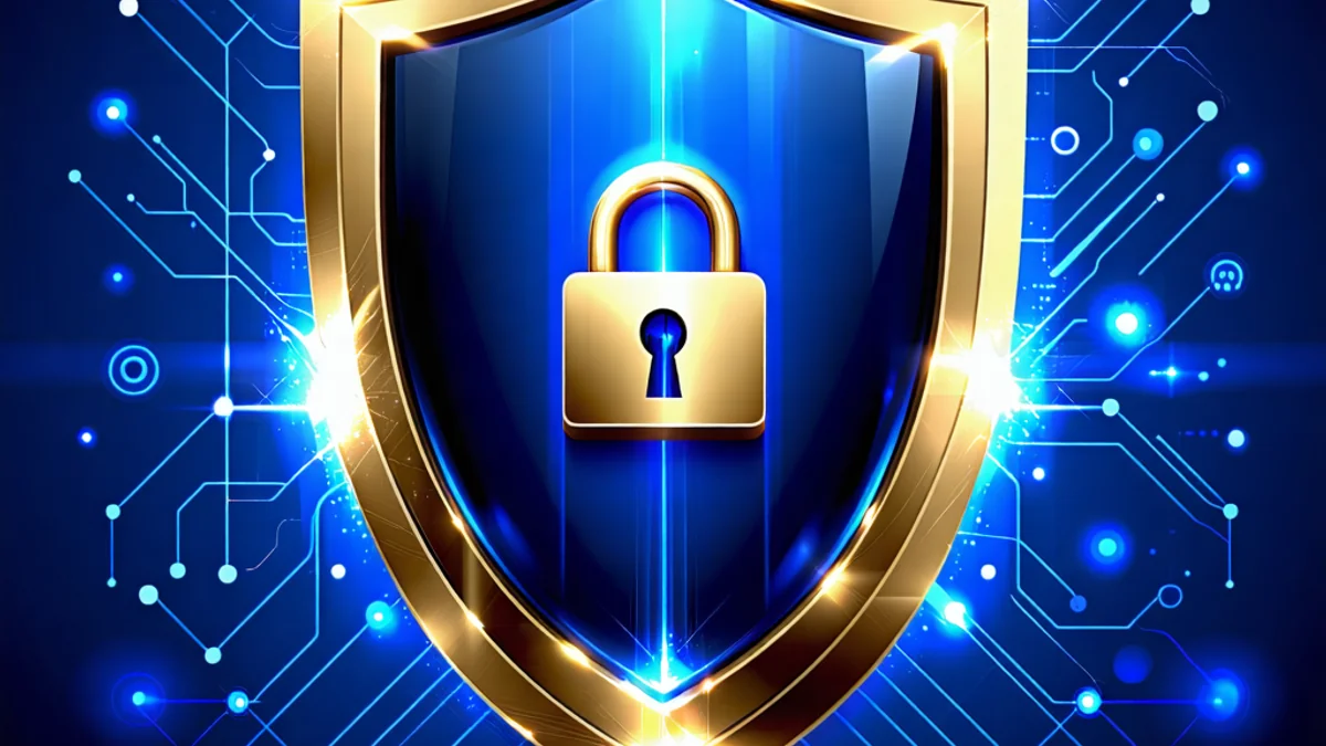 Hình ảnh minh họa cam kết bảo mật và an toàn của 181BET, với các biểu tượng khóa và khiên bảo vệ