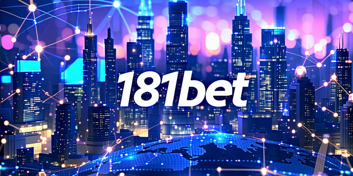 Hình ảnh thể hiện tầm nhìn toàn cầu và sự dẫn đầu thị trường của 181BET, với các biểu tượng công nghệ, sự phát triển và kết nối quốc tế, nhấn mạnh vị thế của 181BET Vietnam.