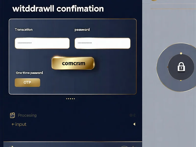 Minh họa bước 4 rút tiền từ 181BET: Xác nhận yêu cầu rút tiền